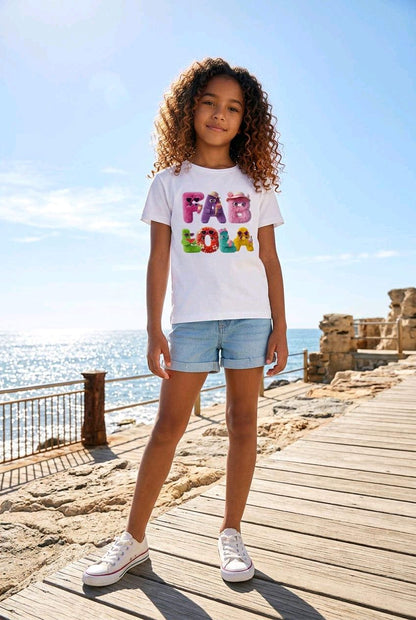 Personalised Kids Monster T-Shirt | Custom Name Summer Tee