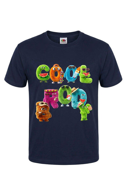 Personalised Kids Monster T-Shirt | Custom Name Summer Tee