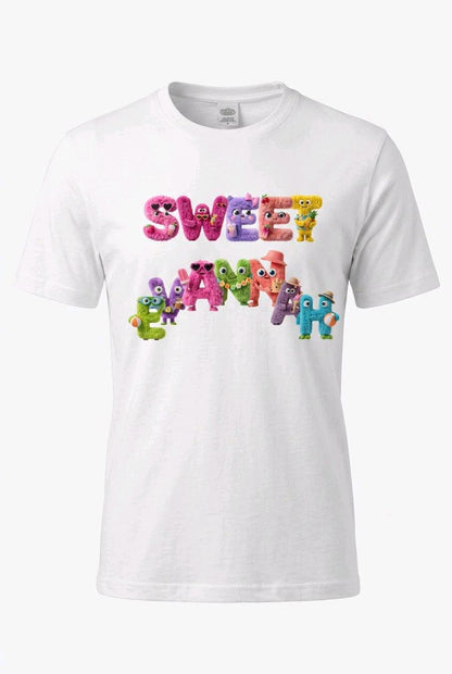 Personalised Kids Monster T-Shirt | Custom Name Summer Tee