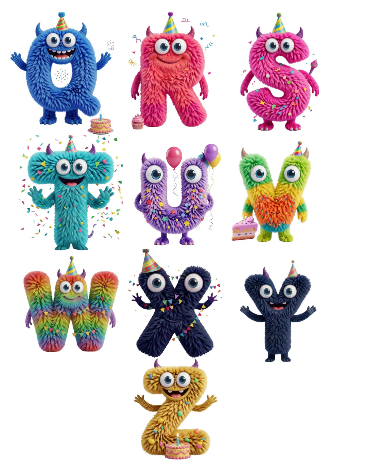 Personalised Monster Birthday T-Shirt | Custom Name & Age
