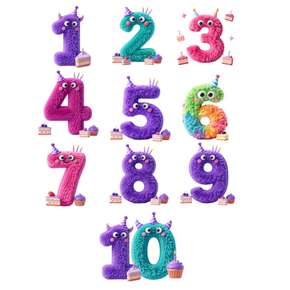 Personalised Monster Birthday T-Shirt | Custom Name & Age