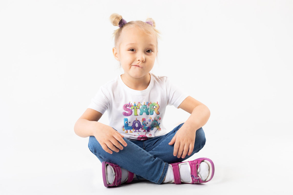 Personalised Monster Birthday T-Shirt | Custom Name & Age