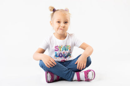Personalised Monster Birthday T-Shirt | Custom Name & Age